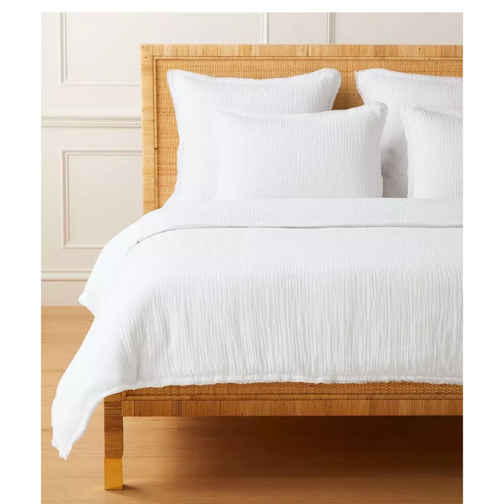 COPY - Serena & Lily white cal king duvet